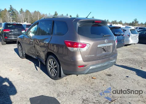2015 Nissan Pathfinder S из США, поврежденный, VIN 5N1AR2MM0FC723353